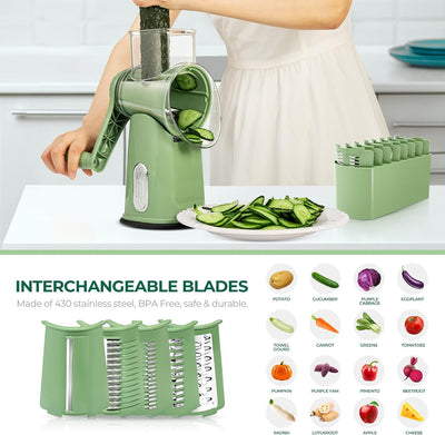ChefMill™ 5-In-1 Gourmet Cheese Mill